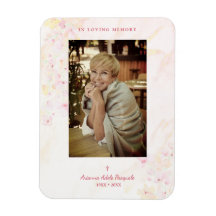 Floral traditionnel & élégant rose Photo Funéraill