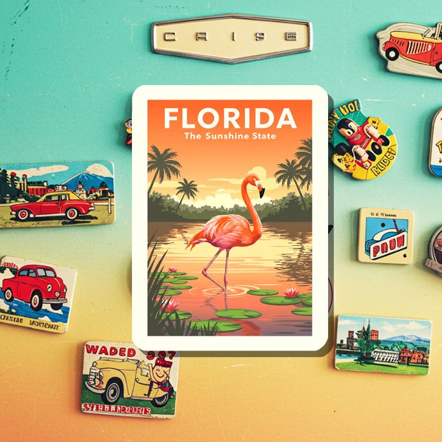 Magnet Flexible Floride vintage (Créateur téléchargé)