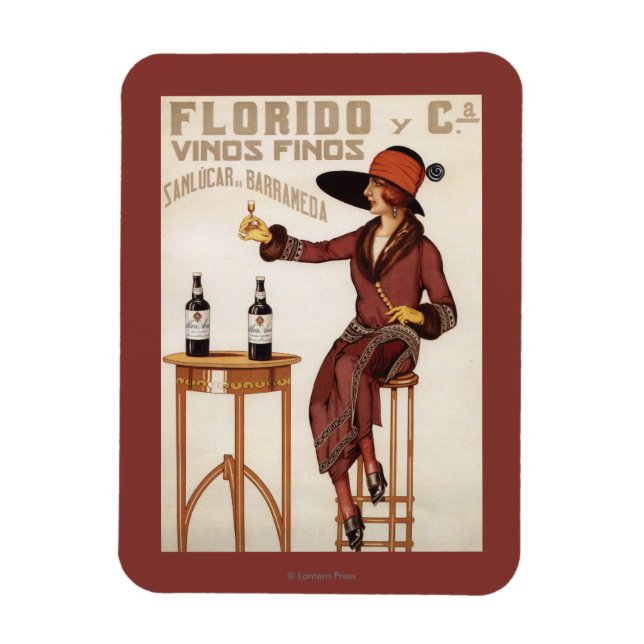Magnet Flexible Florido Vinos Finos - Sanlucar de Barrameda (Vertical)