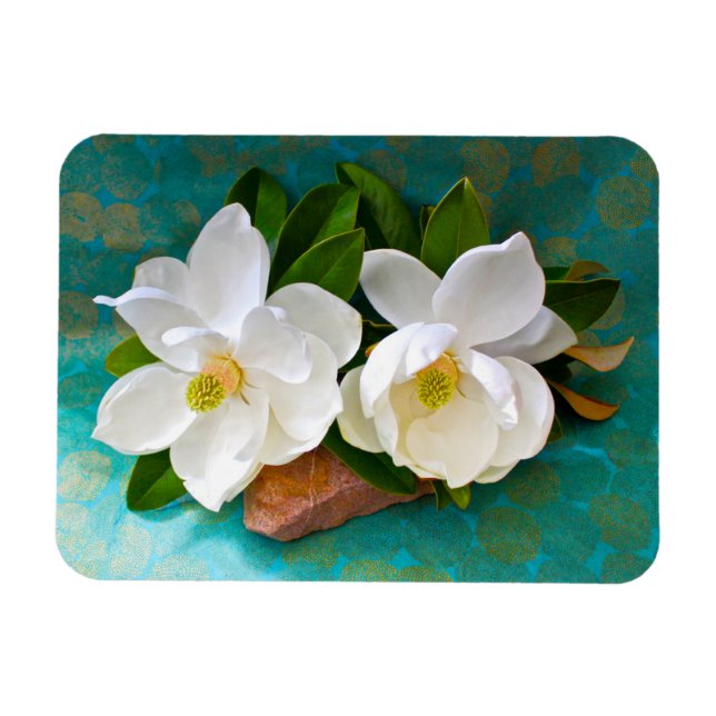 Magnet Flexible Flowers | Magnolia Flower (Horizontal)