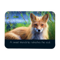 Fluffy Red Fox avec soumission d'amitié