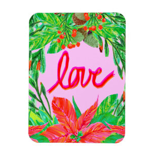 Magnet Flexible Foliage de Noël - Amour