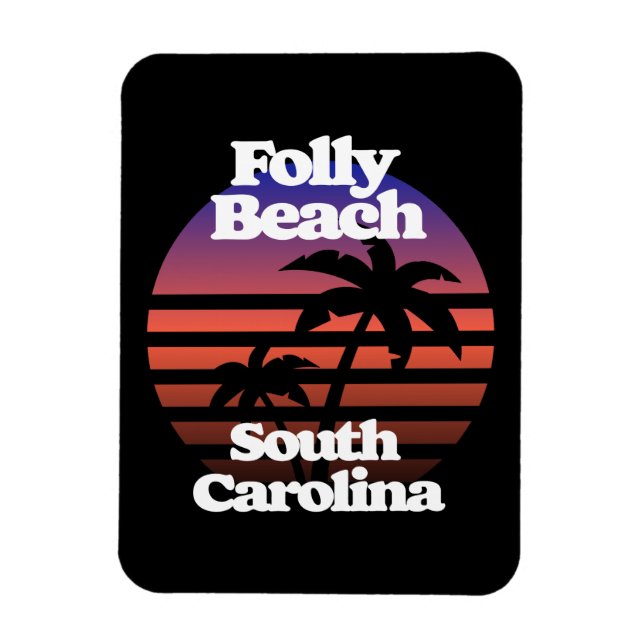 Magnet Flexible Folly Beach Caroline du Sud (Vertical)