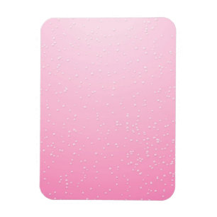 Magnet Flexible Fond d'art Champagne Rose avec Petites Bulles