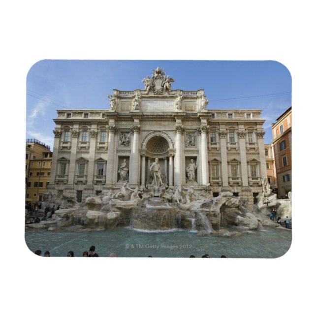 Magnet Flexible Fontaine historique de Trevi à Rome, Italie (Horizontal)