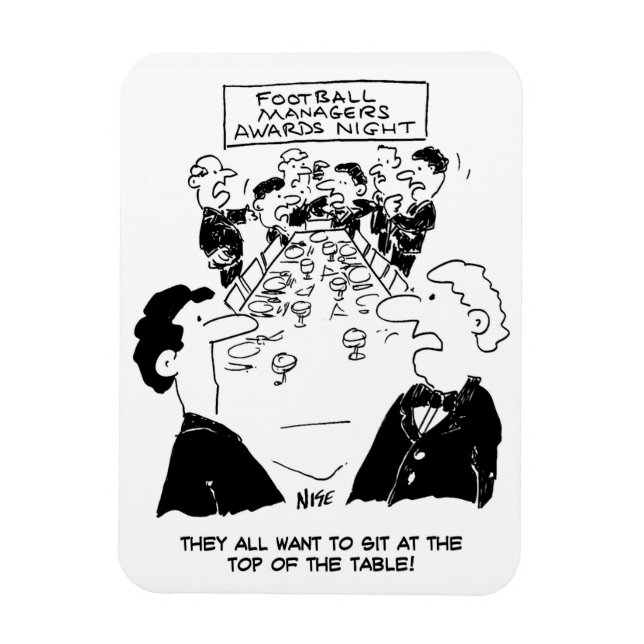 Magnet Flexible Football Managers Awards Nightton (Vertical)