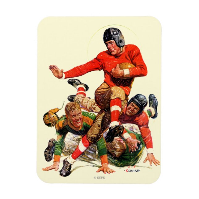 Magnet Flexible Football universitaire (Vertical)