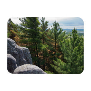Magnet Flexible Forest Valley Vue sur Castle Mound