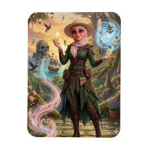 Magnet Flexible Forêt Enchantée Fantastique Puzzle