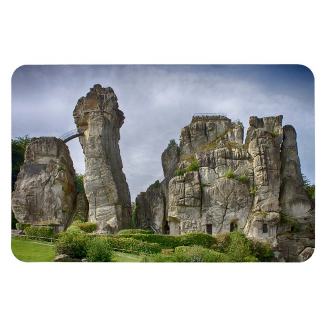 Magnet Flexible Forêt Teutoburg Externsteine Allemagne (Horizontal)