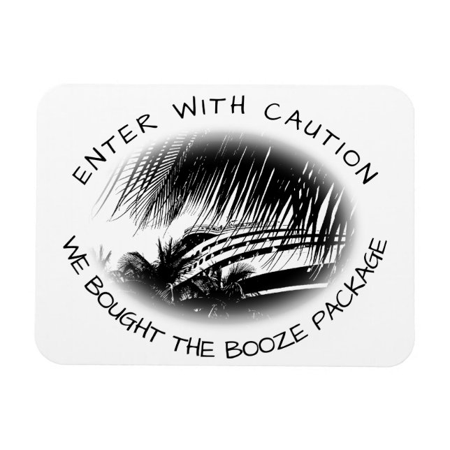 Magnet Flexible Forfait Booze Acheté Funny Cruise Door Stateroom (Horizontal)