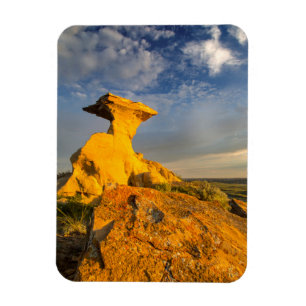 Magnet Flexible Formation De Badlands Sculptés En Herbe Courte