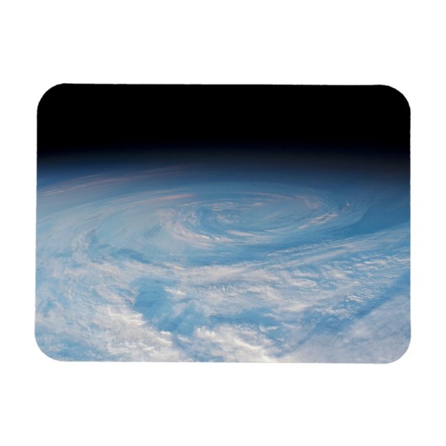 Magnet Flexible Formation De Nuages Circulaires Sur L'Océan Pacifi (Horizontal)