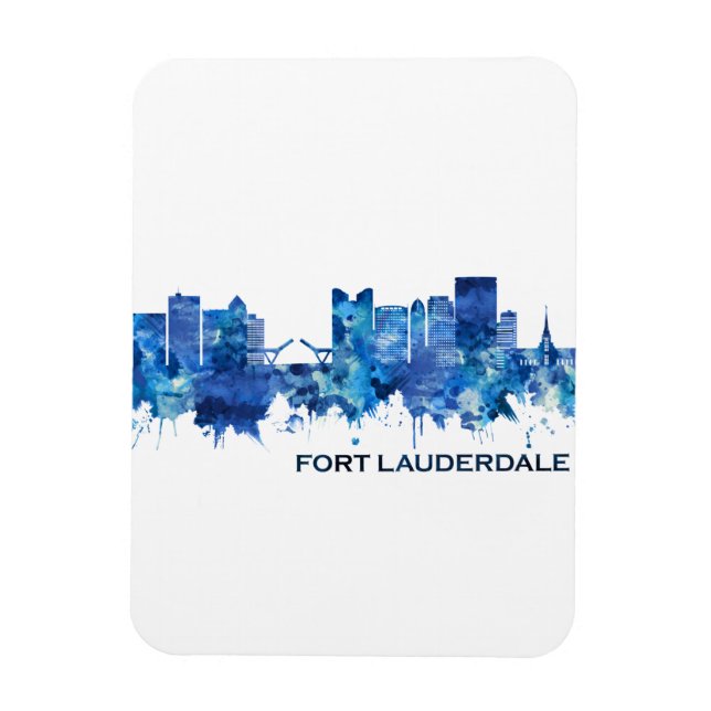 Magnet Flexible Fort Lauderdale Clover Blue (Vertical)