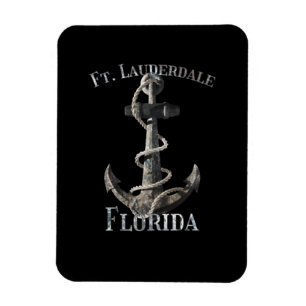 Magnet Flexible Fort Lauderdale Floride Vacances Ancres nautiques