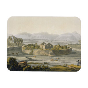 Magnet Flexible Forteresse circulaire de Cannar, Pérou, de