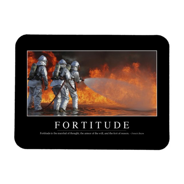 Magnet Flexible Fortitude : Citation Inspirationnelle (Horizontal)