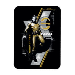 Magnet Flexible Foudroyants* Graphisme du personnage de Sentry