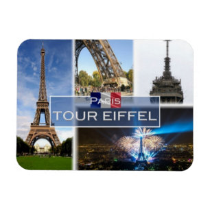 Magnet Flexible FR France - La Tour Eiffel Paris -