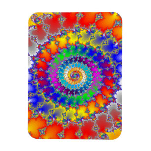 Magnet Flexible Fractale psychédélique