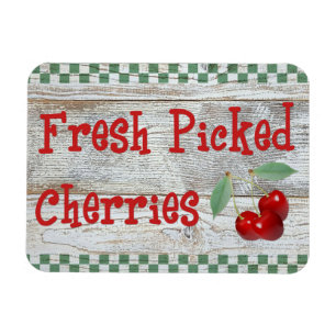 Magnet Flexible Fraîche Cerises Pays Aimant Cuisine