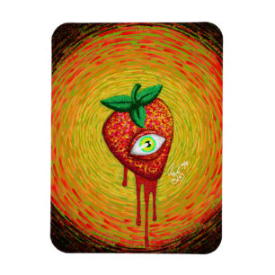 Magnet Flexible Fraise psychédélique