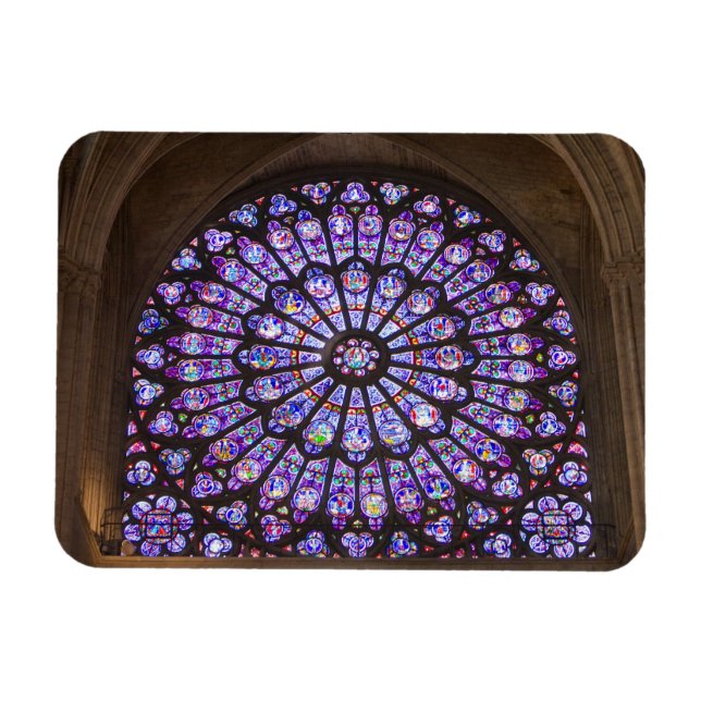 Magnet Flexible France, Paris. Détail intérieur du vitrail (Horizontal)