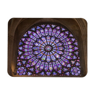 Magnet Flexible France, Paris. Détail intérieur d'un vitrail