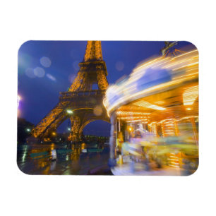Magnet Flexible France, Paris. La tour Eiffel au crépuscule