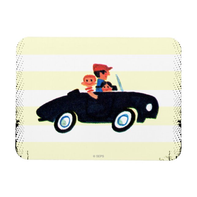 Magnet Flexible Frapper la route ouverte 3 (Horizontal)