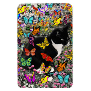 Magnet Flexible Frapules en papillons - Tuxedo Kitty