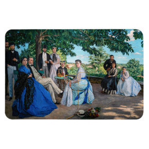 Magnet Flexible Frédéric Bazille - La Réunion de Famille