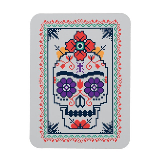 Magnet Flexible Frida Kahlo | Calavera (Vertical)