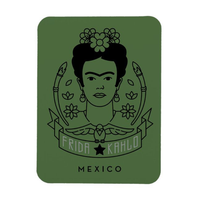 Magnet Flexible Frida Kahlo | Héroïne (Vertical)