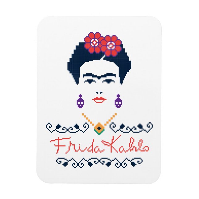 Magnet Flexible Frida Kahlo | Viva Mexico (Vertical)