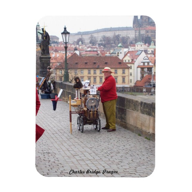Magnet Flexible Fridge Magnet, Pont Charles Prague (Vertical)