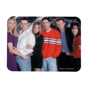 Magnet Flexible FRIENDS™   Couples en vêtements décontractés
