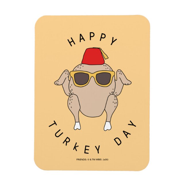 Magnet Flexible FRIENDS™| Joyeuse fête de la Turquie (Vertical)