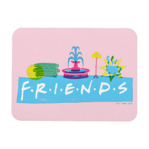 Magnet Flexible FRIENDS™   Logo avec icônes
