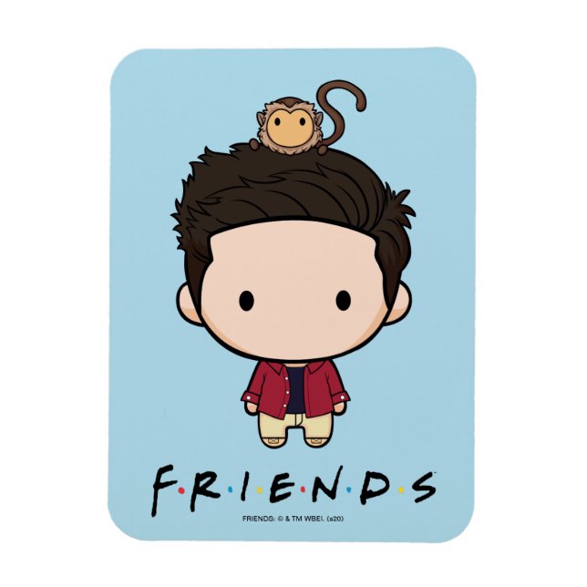 Magnet Flexible FRIENDS™ | Ross Chibi (Vertical)