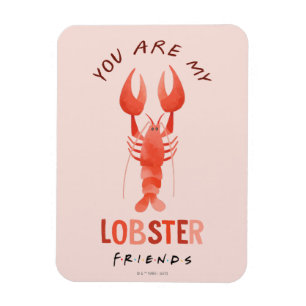 Magnet Flexible FRIENDS™   Vous êtes mon homard graphique aquarell