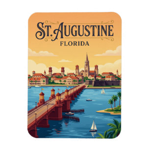 Magnet Flexible Front de mer de St. Augustine USA