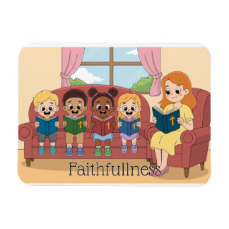 Magnet Flexible Fruit de l'Esprit : Foi de l'Enfant