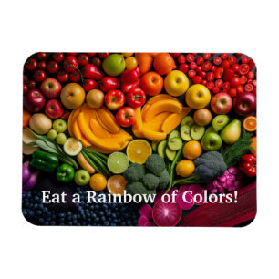 Magnet Flexible Fruits Légumes Aliments sains Rappel nutritionnel