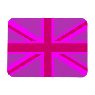 Magnet Flexible Fuchsia Union Jack