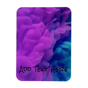 Magnet Flexible Fumée numérique violette et bleue
