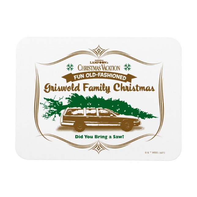 Magnet Flexible Fun Vieux Noël Griswold (Horizontal)
