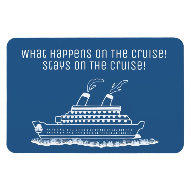 Magnet Flexible Funny Cruise Ship Cabine Stateroom Porte Marker (Horizontal)
