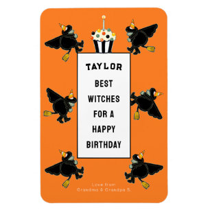 Magnet Flexible Funny Halloween Anniversaire Carte personnalisée