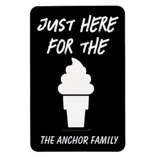 Magnet Flexible Funny Ice Cream Cruise Ship Stateroom Porte Marker